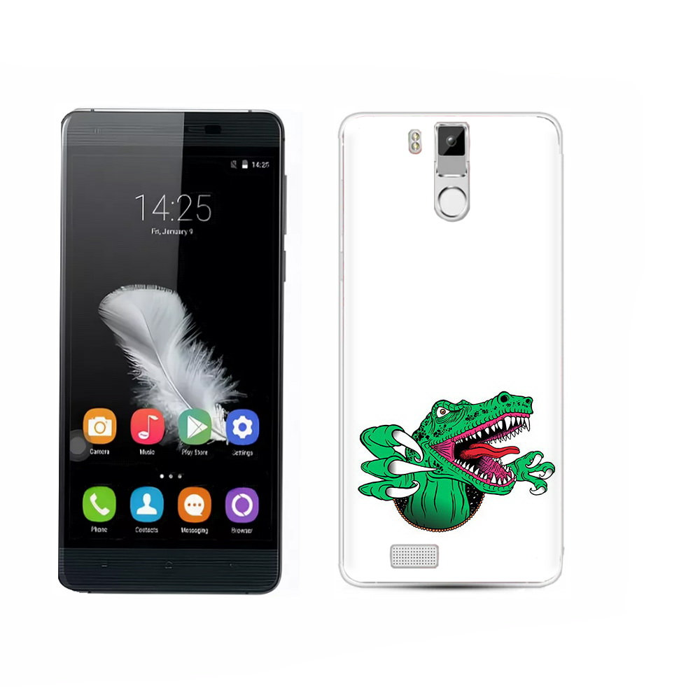

Чехол MyPads Tocco для Oukitel K6000 Pro крокодил, Прозрачный, Tocco