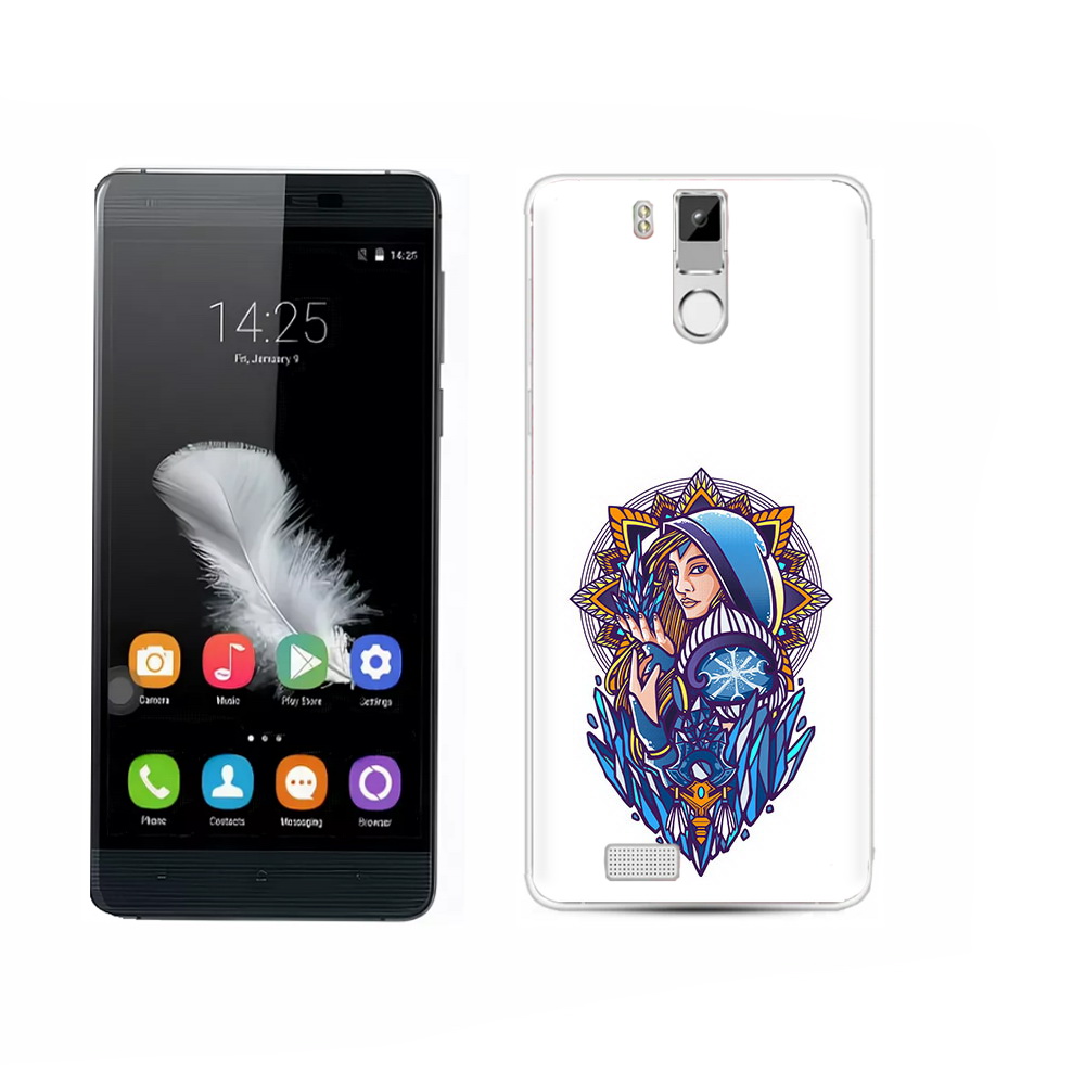 

Чехол MyPads Tocco для Oukitel K6000 Pro кристал мейден дота 2, Прозрачный, Tocco