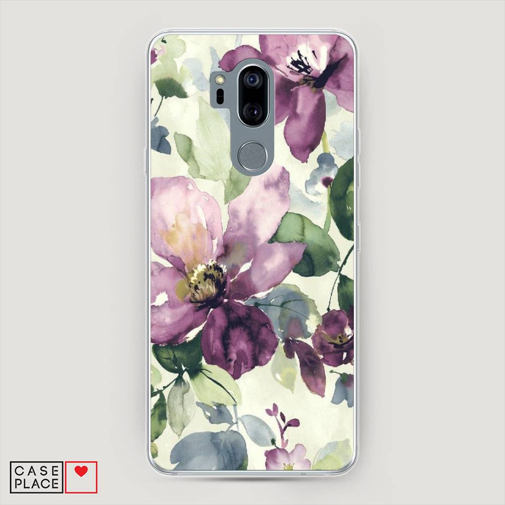 

Чехол Awog "Сиреневые цветы-акварель" для LG G7 ThinQ, 83450-10