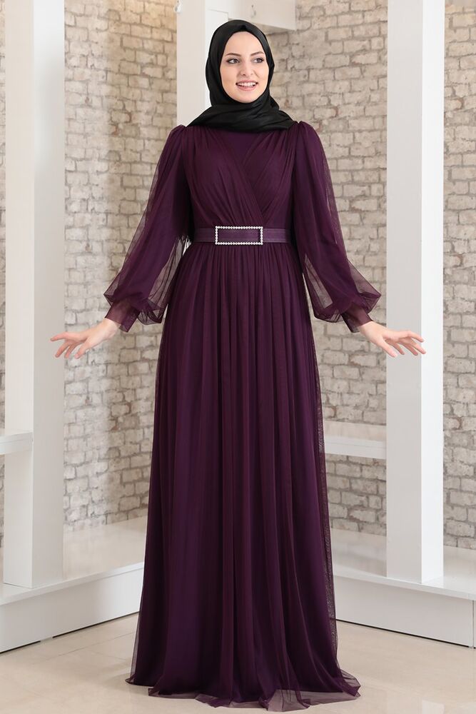 

Платье мусульманское Fashion Showcase Design T13363 фиолетовое 38 (доставка из-за рубежа), T13363