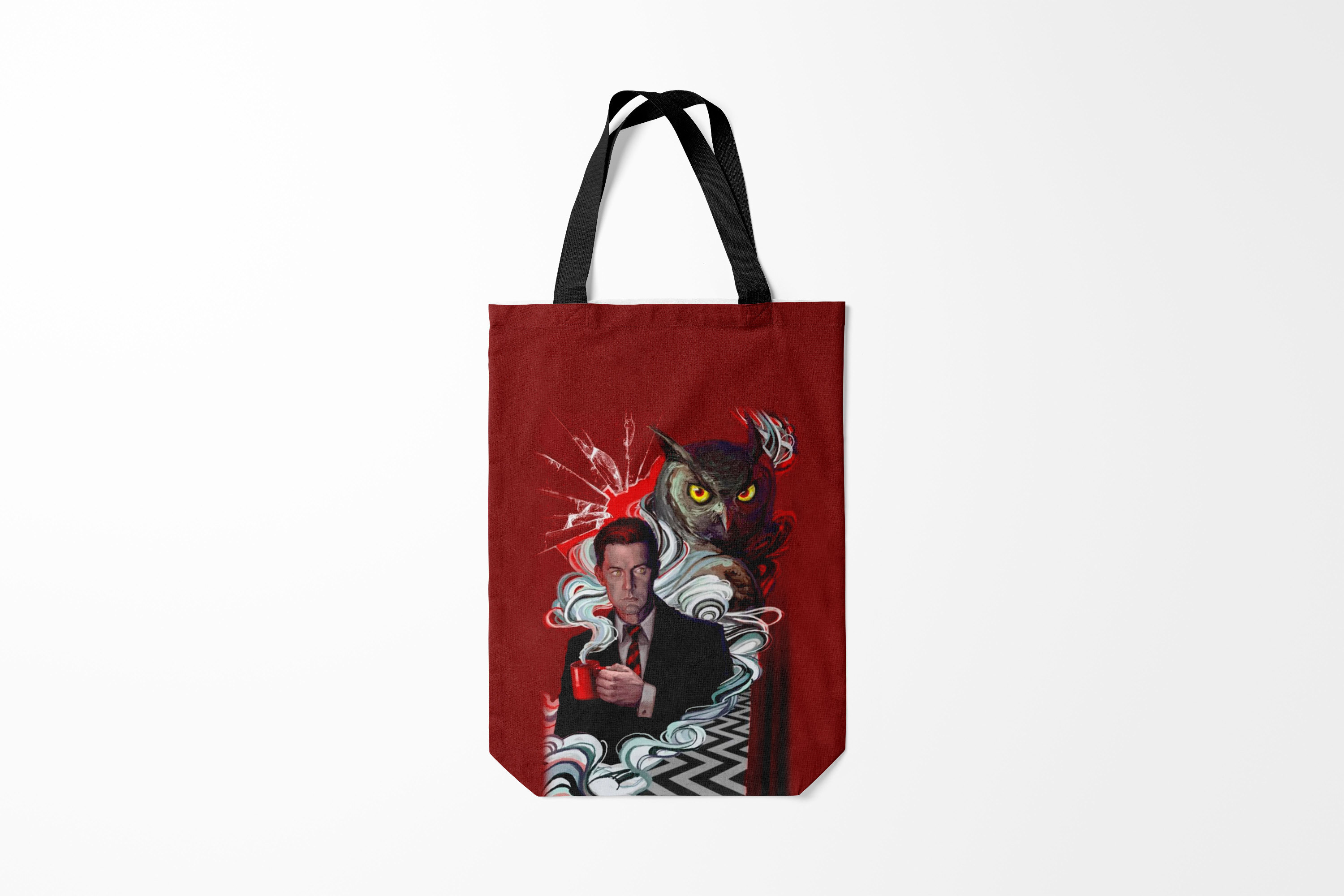 

Сумка шoппер унисекс Burnettie Твин Пикс Twin Peaks, красный, Твин Пикс Twin Peaks