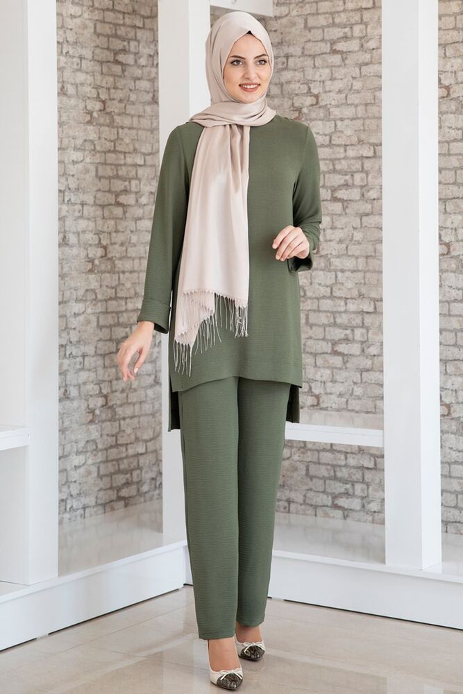 

Костюм женский Fashion Showcase Design T13402 зеленый 38 EU (доставка из-за рубежа), T13402