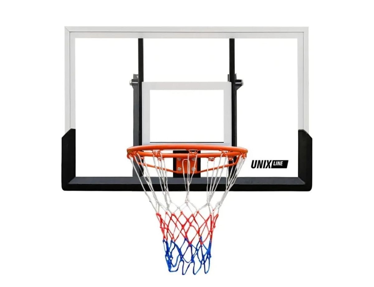 

Баскетбольный щит UNIX Line B-Backboard 48"x32" R45, Белый, R45