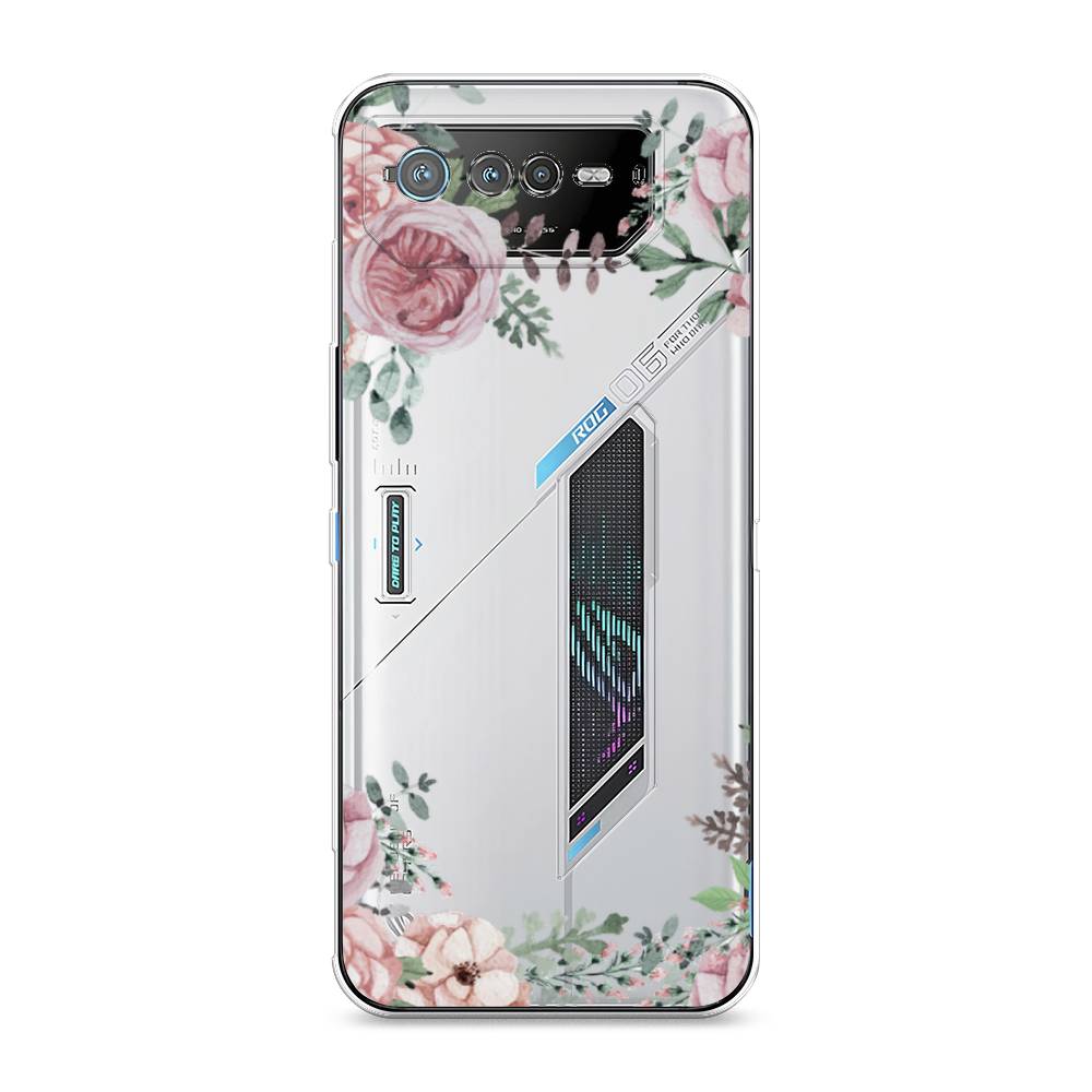 

Чехол Awog на Asus ROG Phone 6 "Нежные розы акварель", 44650-8
