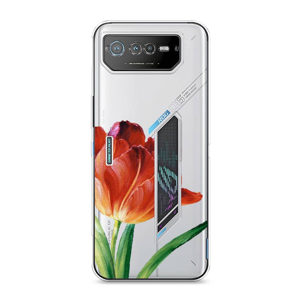 

Чехол Awog на Asus ROG Phone 6 "Красный тюльпан", 44650-8