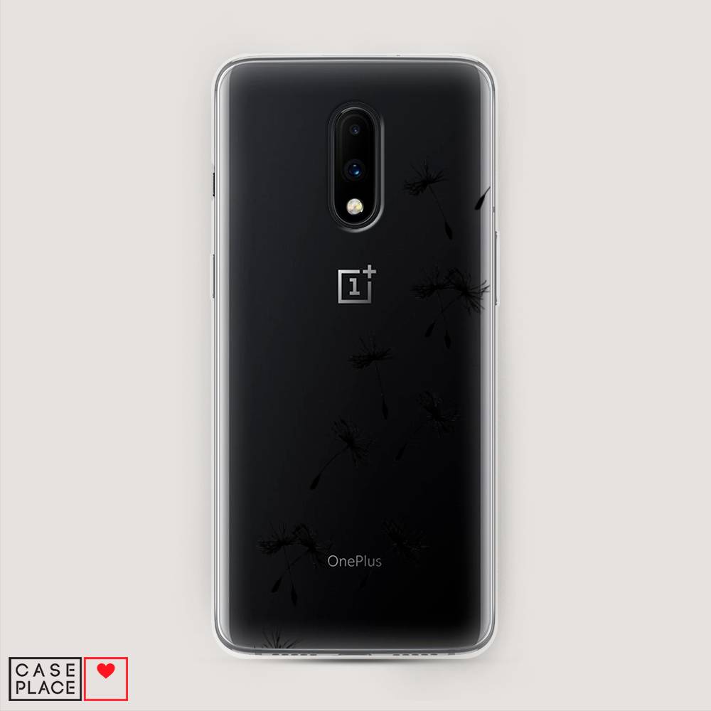 

Чехол Awog на OnePlus 7 / ВанПлас 7 "Летящие одуванчики", Черный, 150750-8