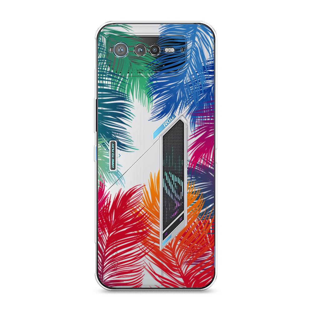 

Чехол Awog на Asus ROG Phone 6 "Рамка из перьев", 44650-4