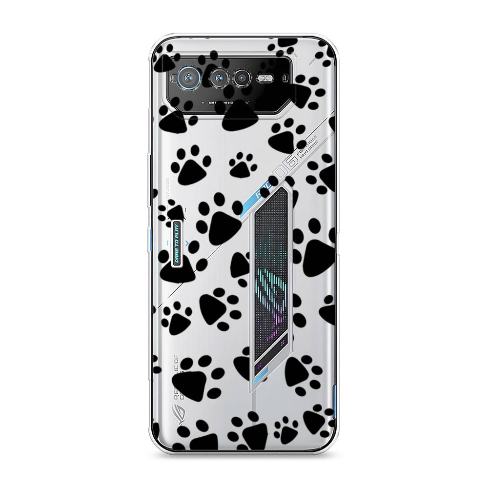 

Чехол Awog на Asus ROG Phone 6 "Лапки черные", 44650-2