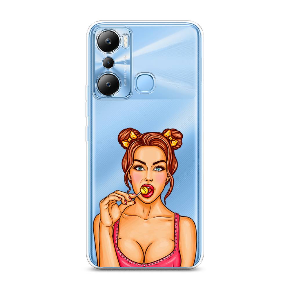 

Чехол Awog на Infinix HOT 20i "Вкусный леденец", Бежевый;коричневый;розовый, 3102950-7
