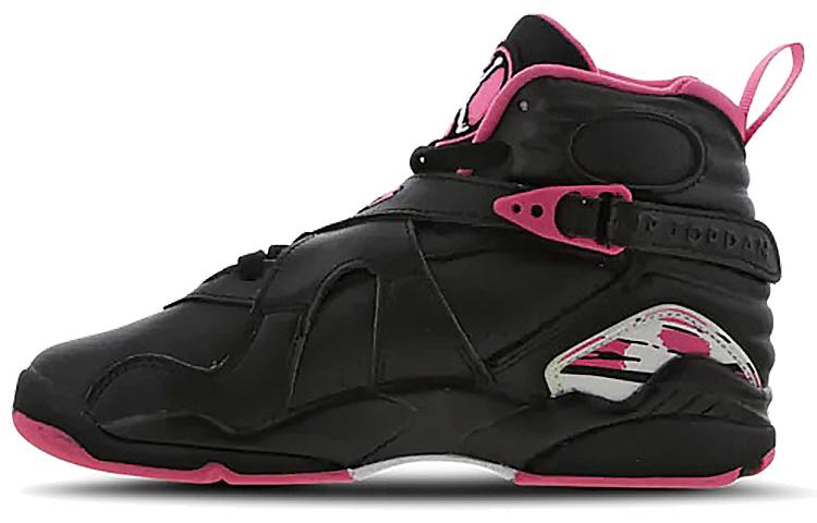 

Кроссовки унисекс Jordan Air Jordan 8 Mid GS черные 35.5 EU, Черный, Air Jordan 8 Mid GS