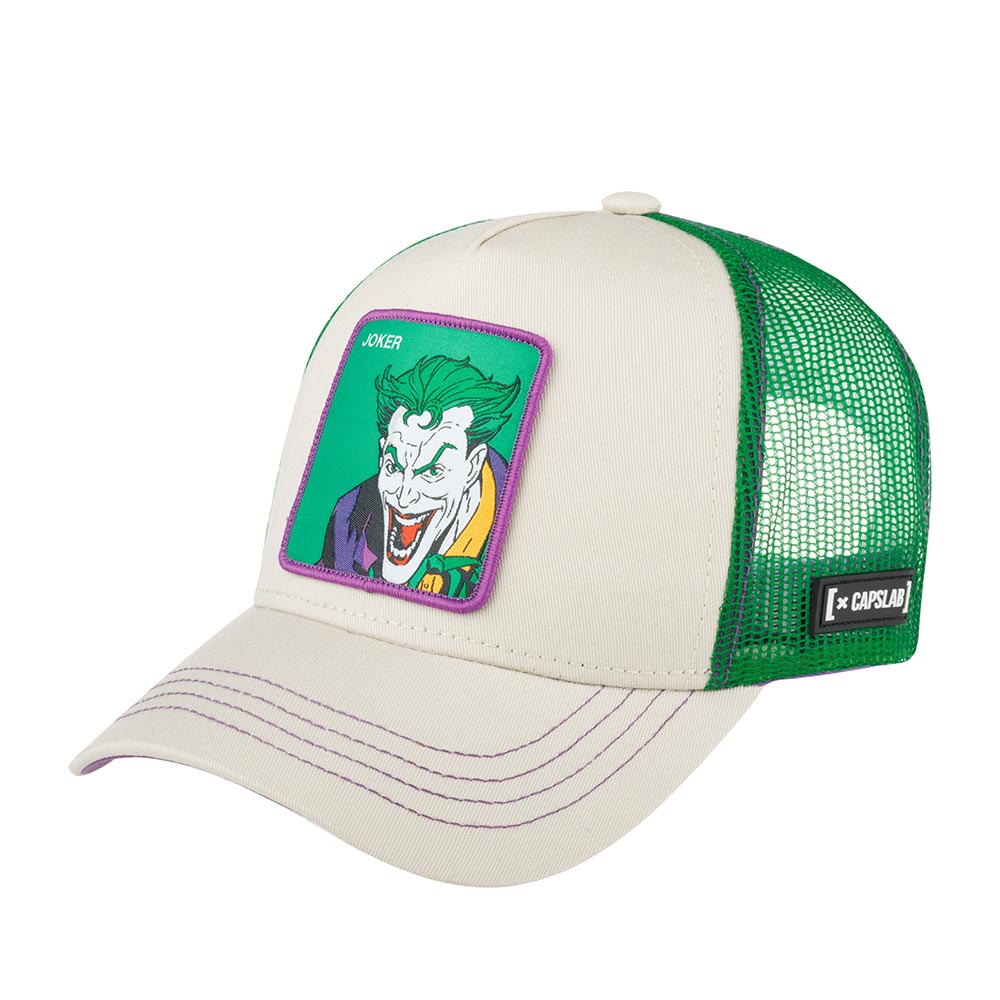 

Бейсболка унисекс CAPSLAB CL/DC5/1/CAS/JOK2 DC Comics Joker бежевая/зеленая/фиолетовая, Бежевый, CL/DC5/1/CAS/JOK2 DC Comics Joker