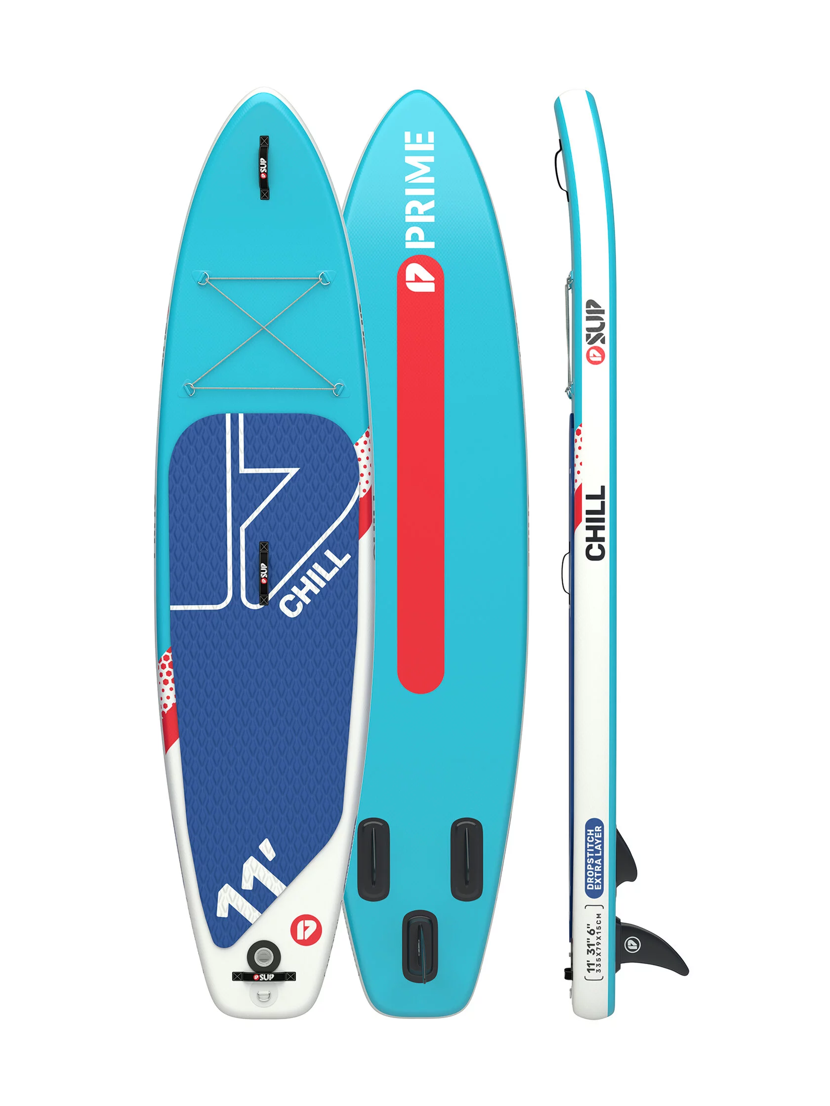 

SUP PRIME 11'*32"*6" CHILL, Голубой, Chill