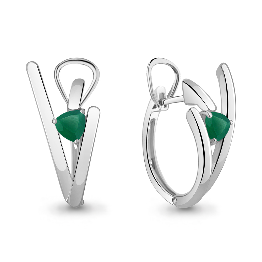 

Серьги из серебра с агатом Aquamarine Aquamarine 4764109_925_р, 4764109_925_р