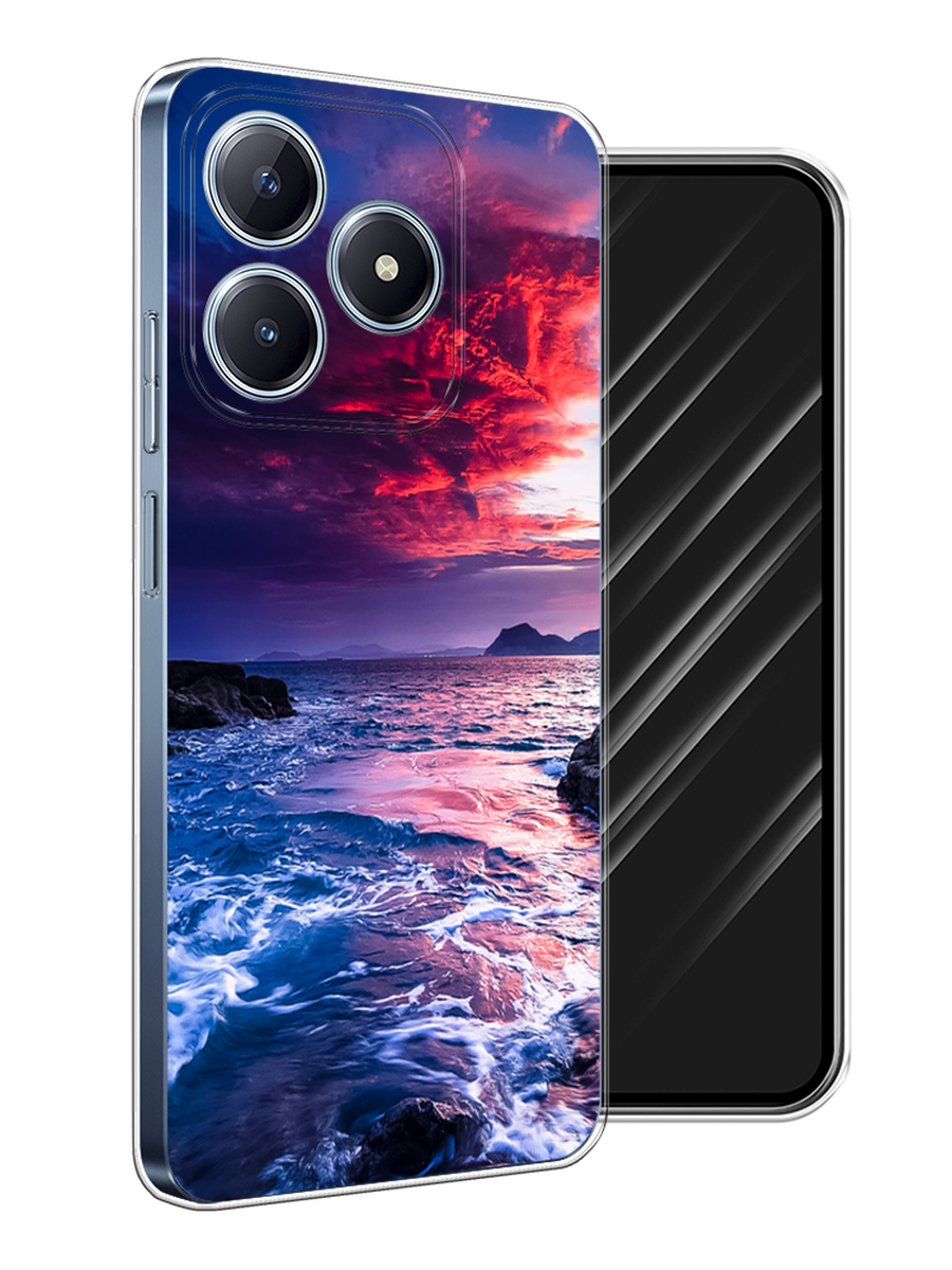 

Чехол Awog на Realme C63 "Волны 1", Розовый;синий, 2517350-1
