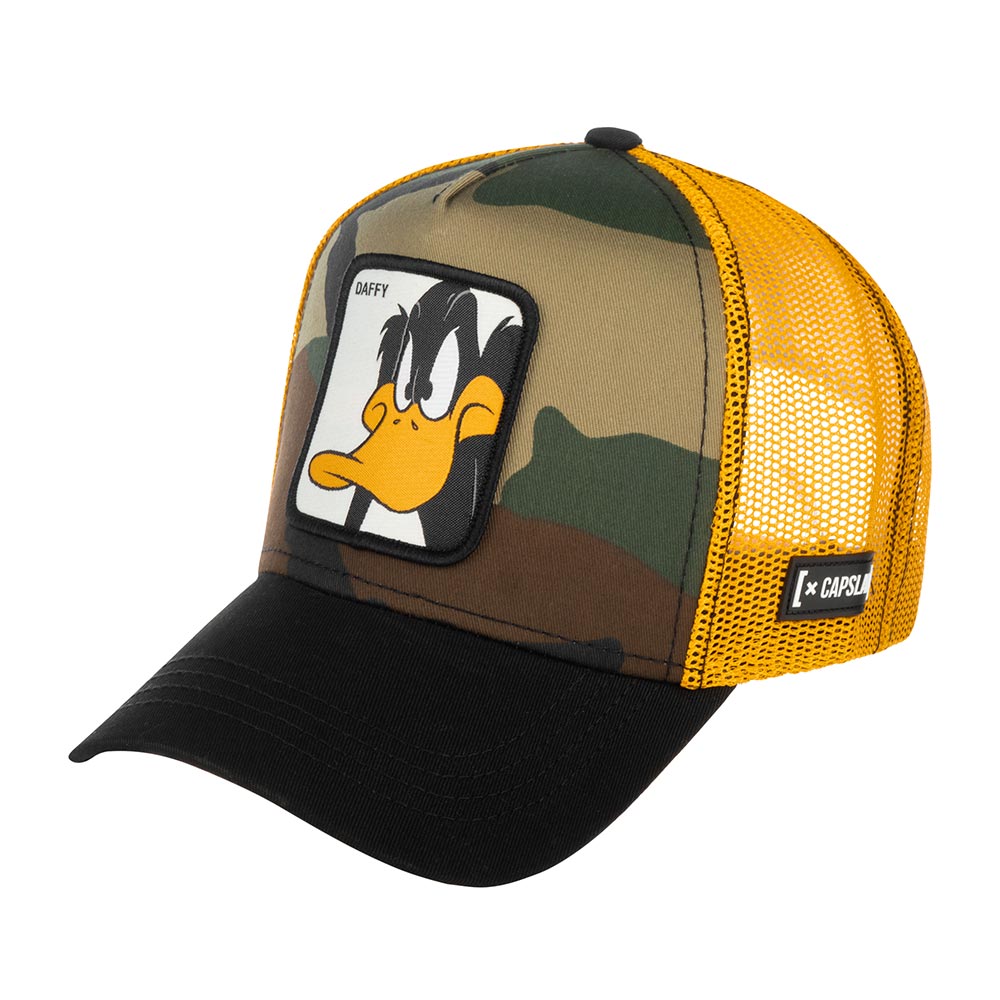 Бейсболка унисекс CAPSLAB CL/LOO/1/DAF4 Looney Tunes Daffy Duck оливковая, one size