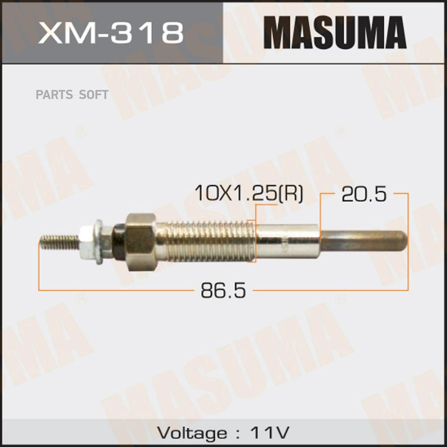 

Свеча накаливания Masuma XM318