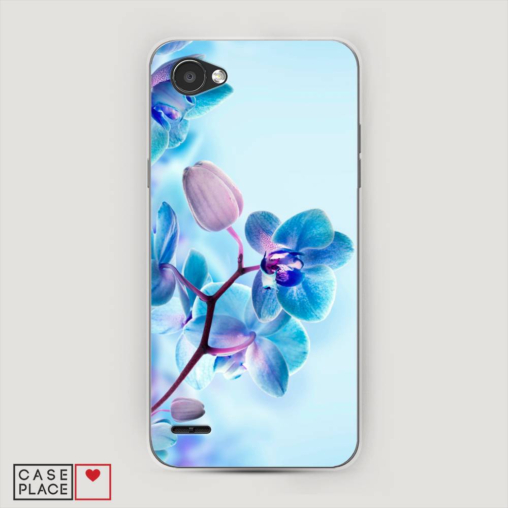 

Чехол Awog на LG Q6 "Голубая орхидея", Голубой;синий;фиолетовый, 83150-8