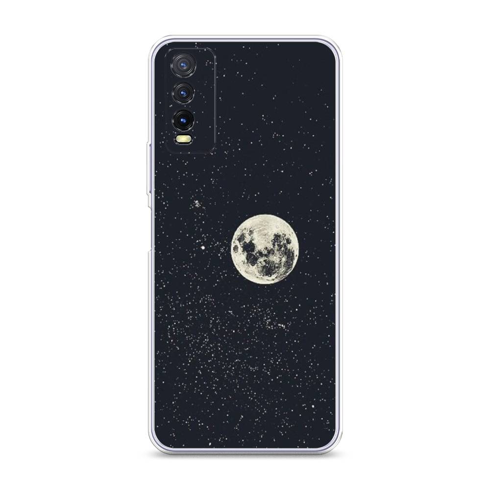 

Чехол на Vivo Y20 "Полнолуние", Красный, 263650-2