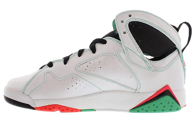 

Кроссовки унисекс Jordan Air Jordan 7 Retro Verde GS 2015 белые 37.5 EU, Белый, Air Jordan 7 Retro Verde GS 2015