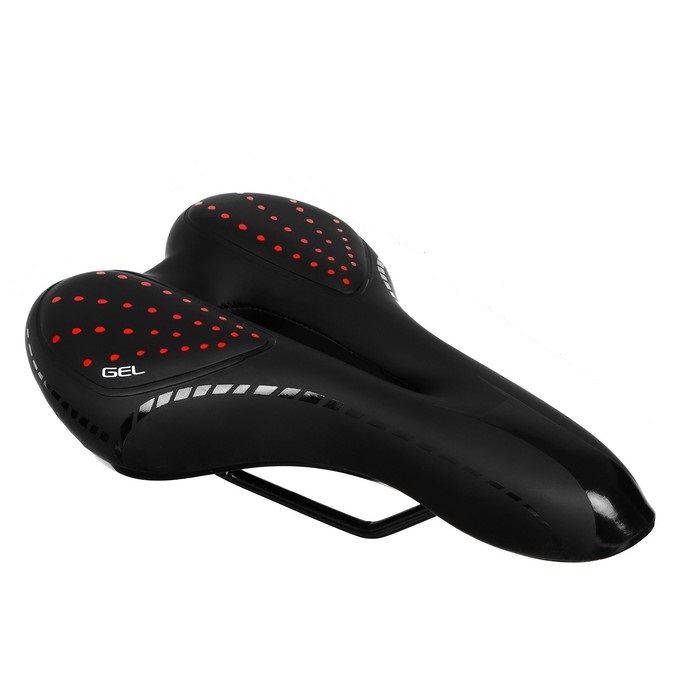 

Седло Dream Bike спорт-комфорт, цвет красный