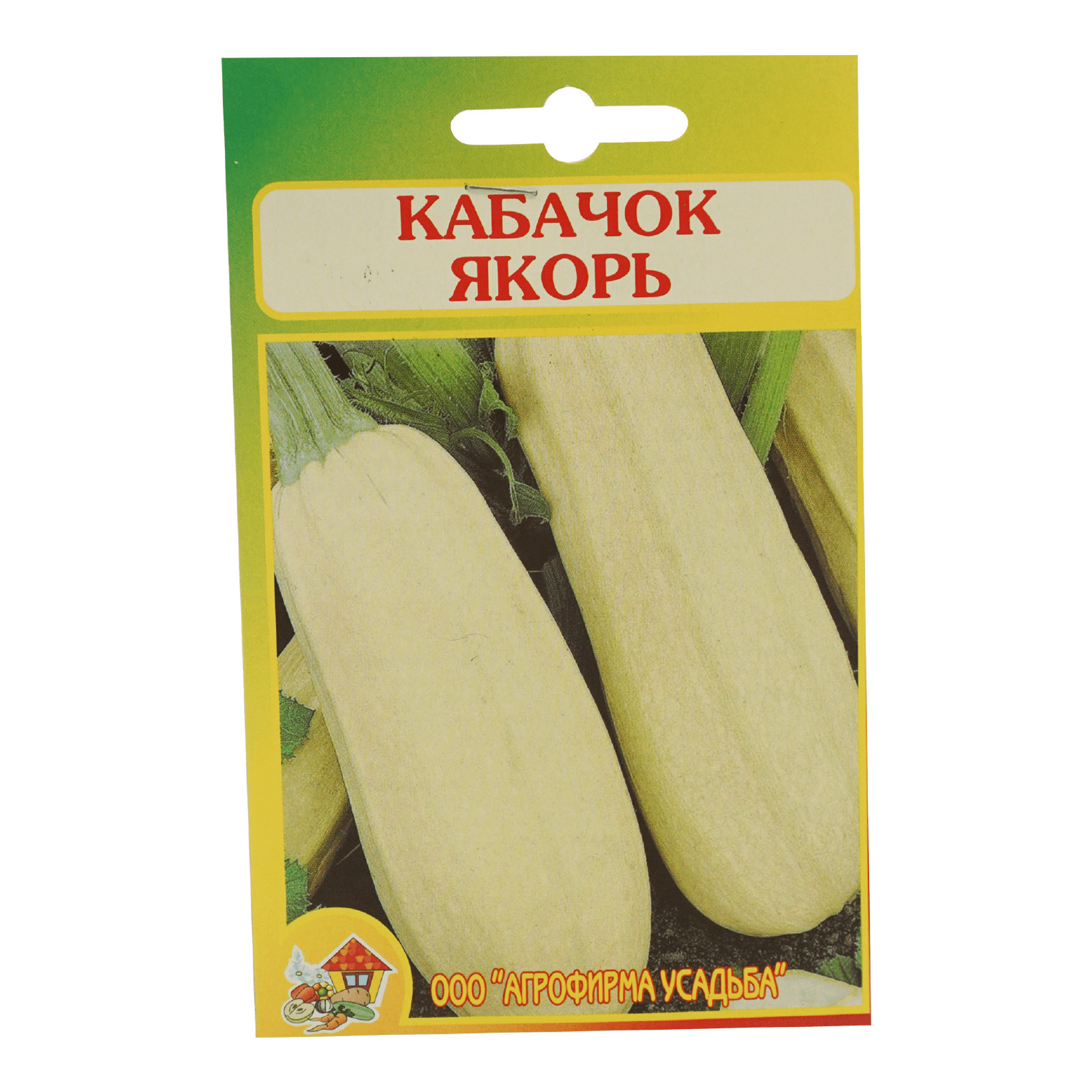 

Семена Агрофирма Усадьба Кабачок Якорь 10 шт 2 г