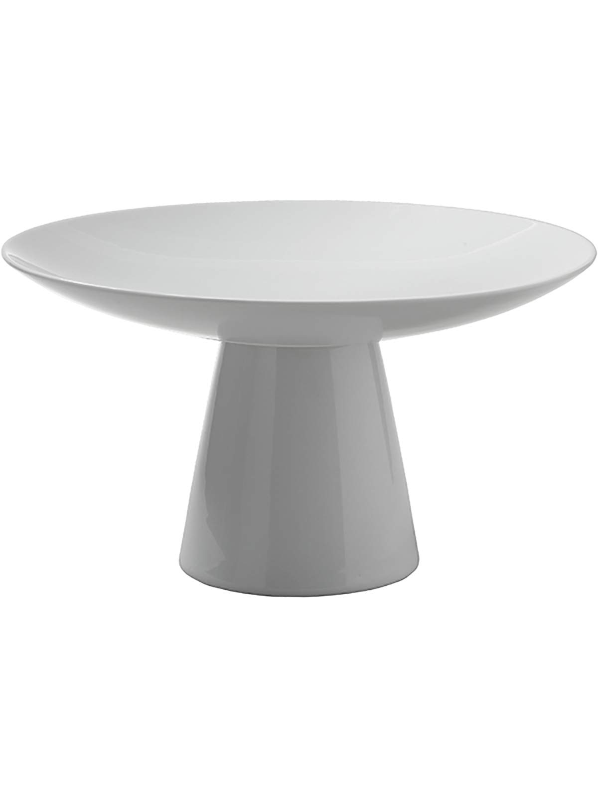 

Фруктовница на ножке Roselli Risers фарфоровая 24 см белая