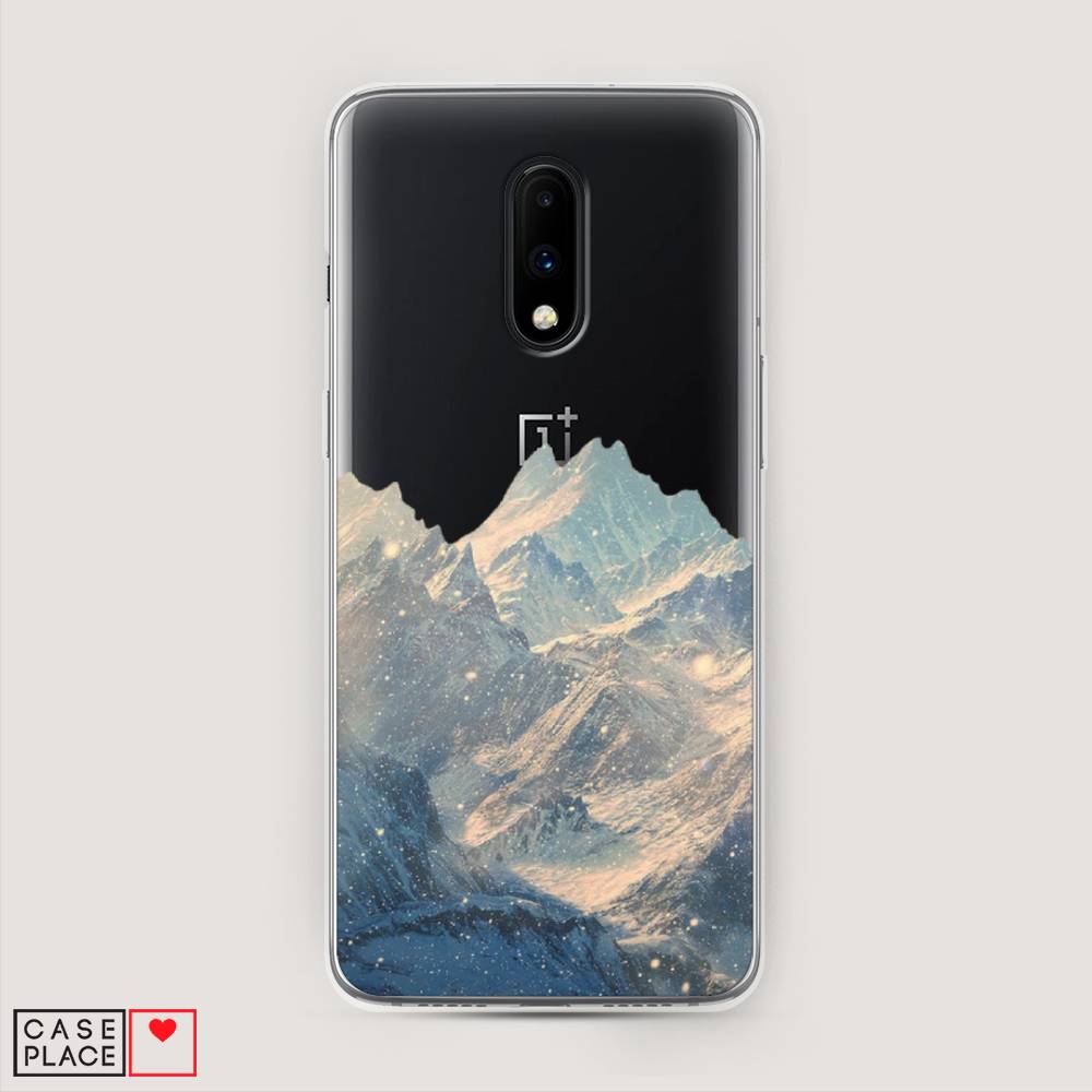 

Чехол Awog на OnePlus 7 / ВанПлас 7 "Горы арт 2", Серый, 150750-10