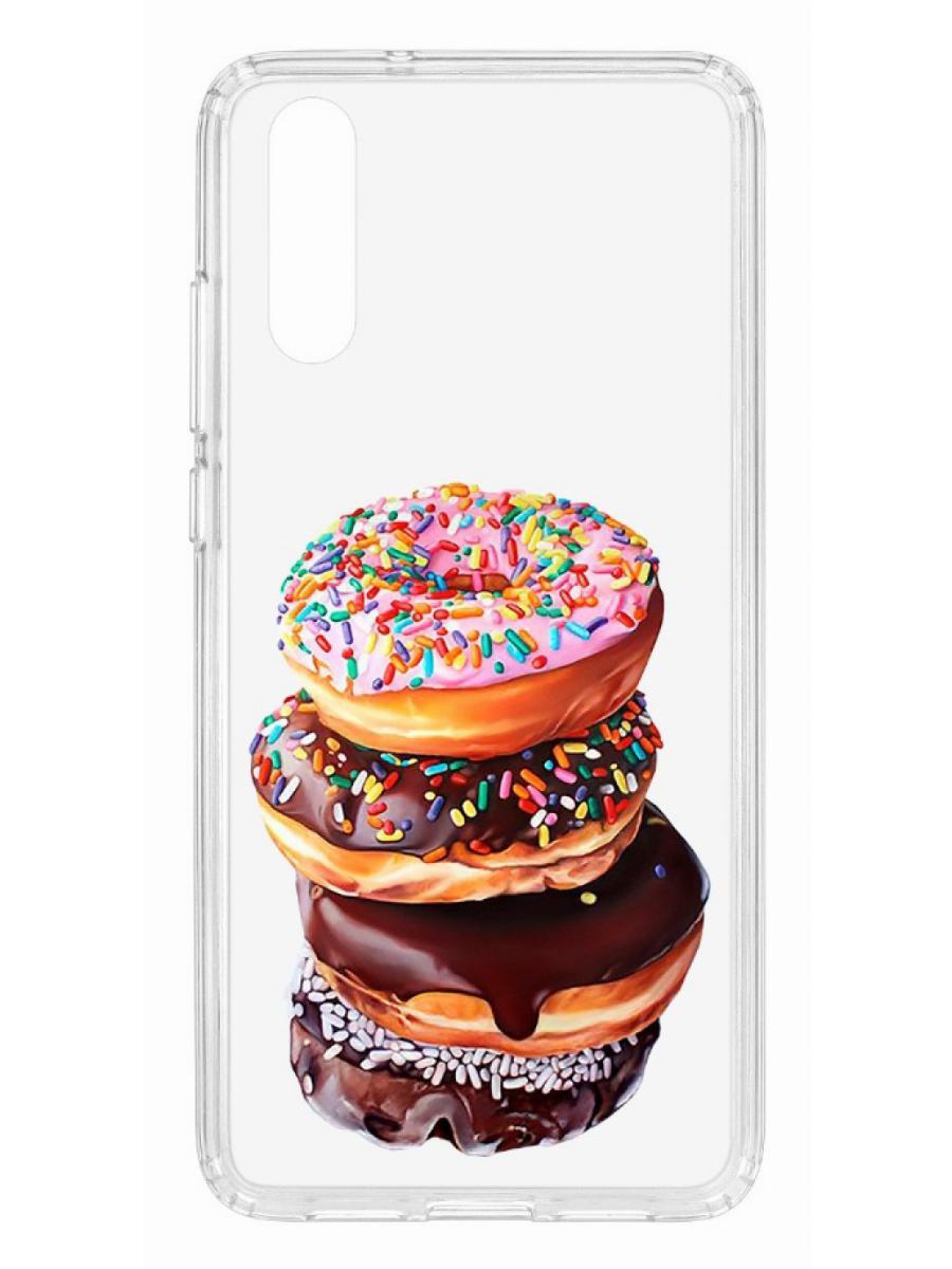 фото Чехол на huawei p20 kruche print donuts кruче