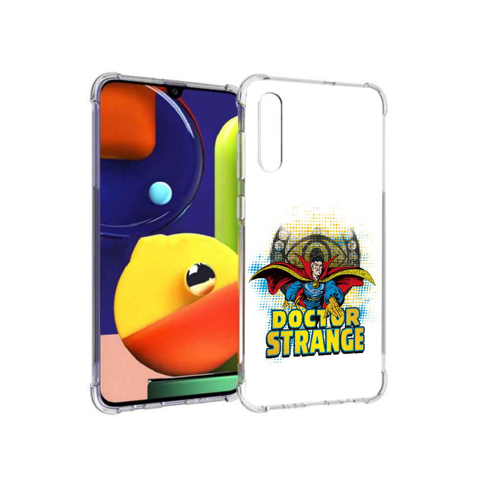 

Чехол MyPads Tocco для Samsung Galaxy A70 доктор стренж рисунок (PT128584.546.335), Прозрачный, Tocco