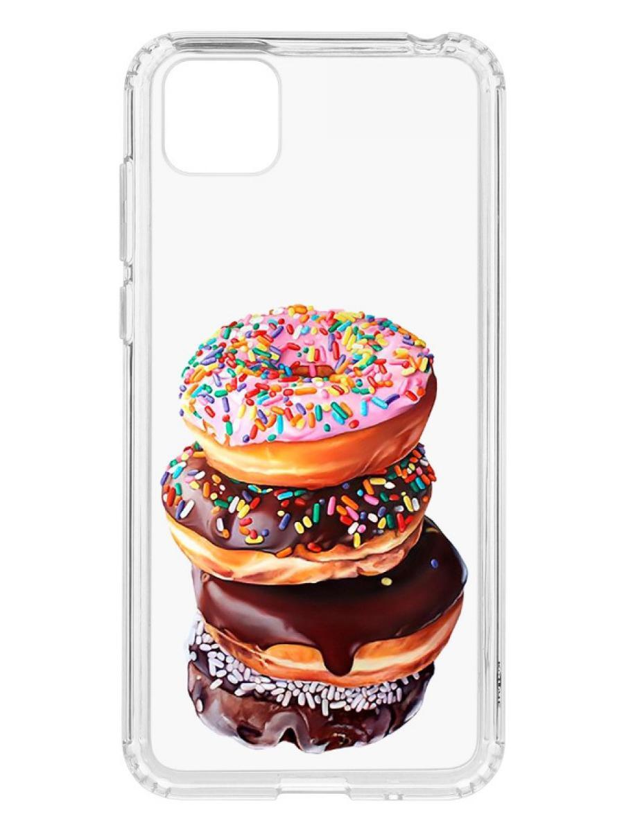 

Чехол на Huawei Honor 9S Kruche Print Donuts