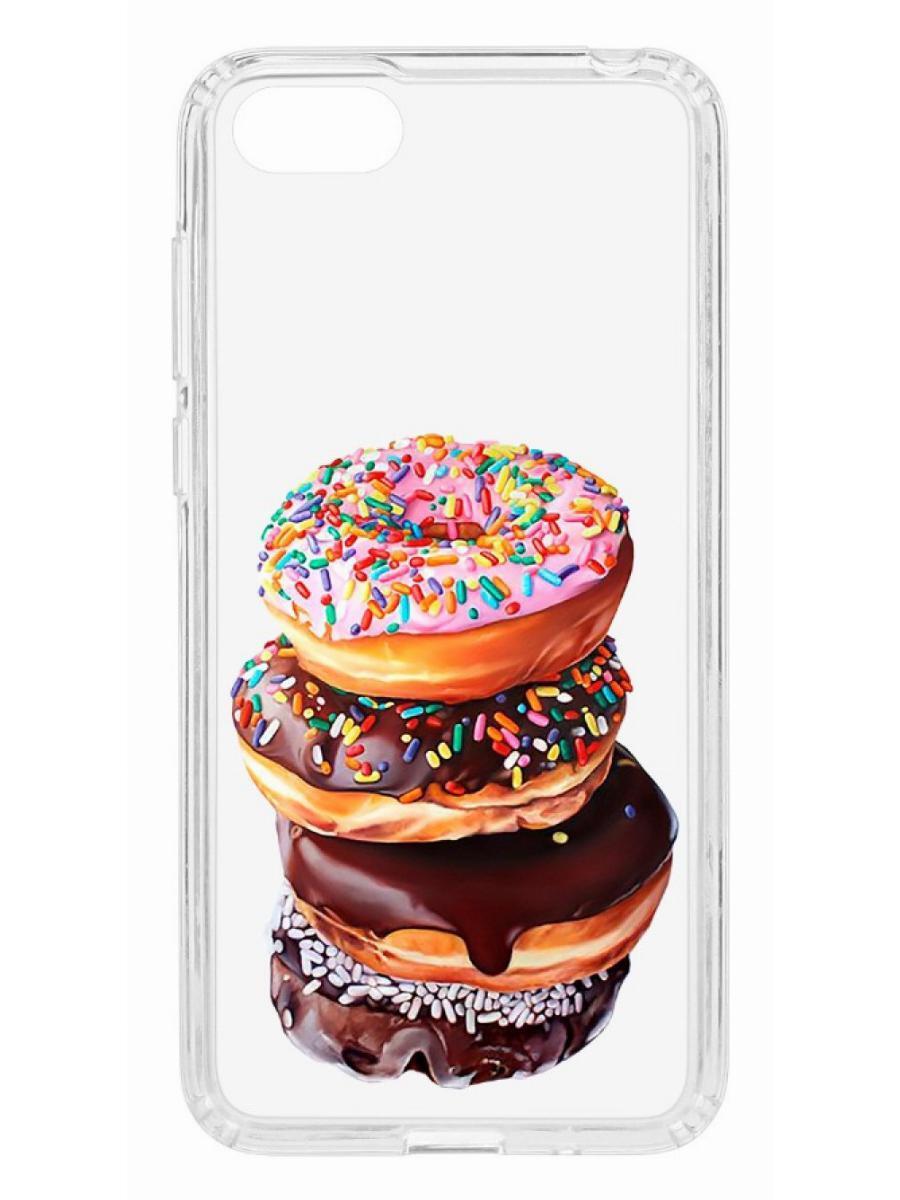 

Чехол на Huawei Honor 7A Kruche Print Donuts