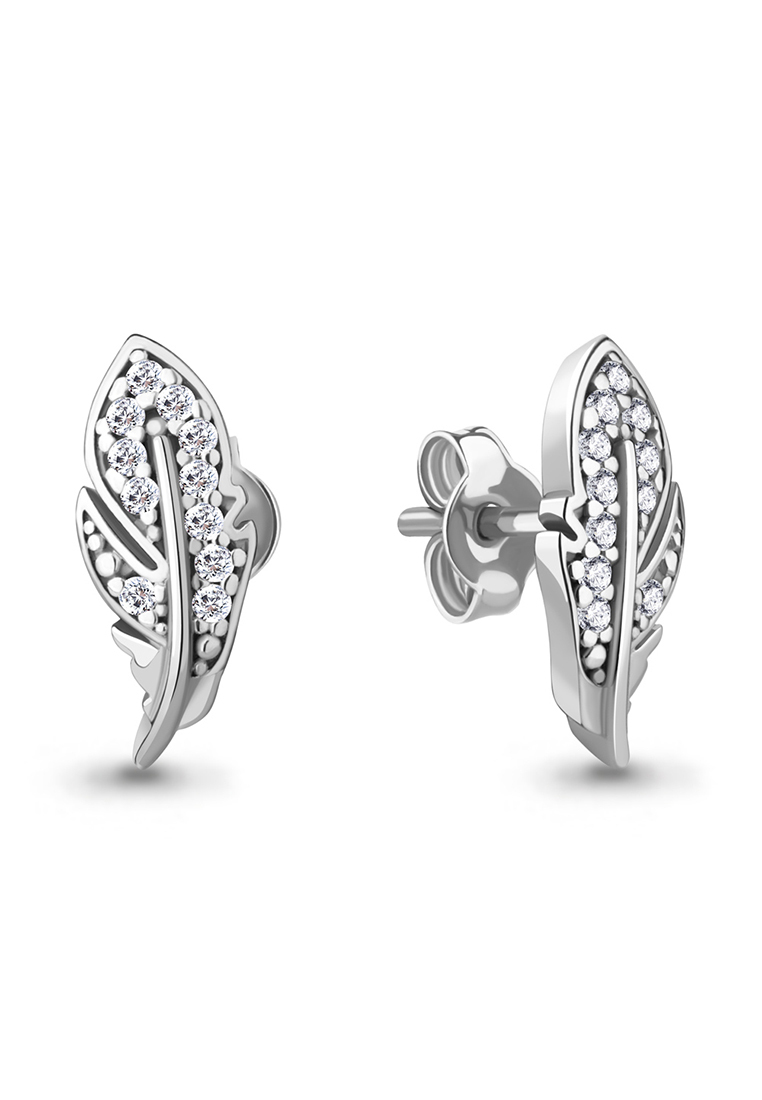 

Серьги-пусеты из серебра с фианитом Kari Jewelry 49450А.5, 49450А.5