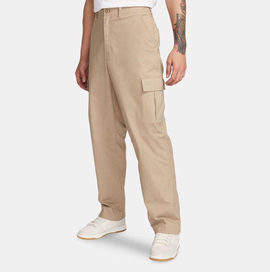 

Брюки мужские Nike Club Cargo FZ5765 хаки 32/34, Club Cargo