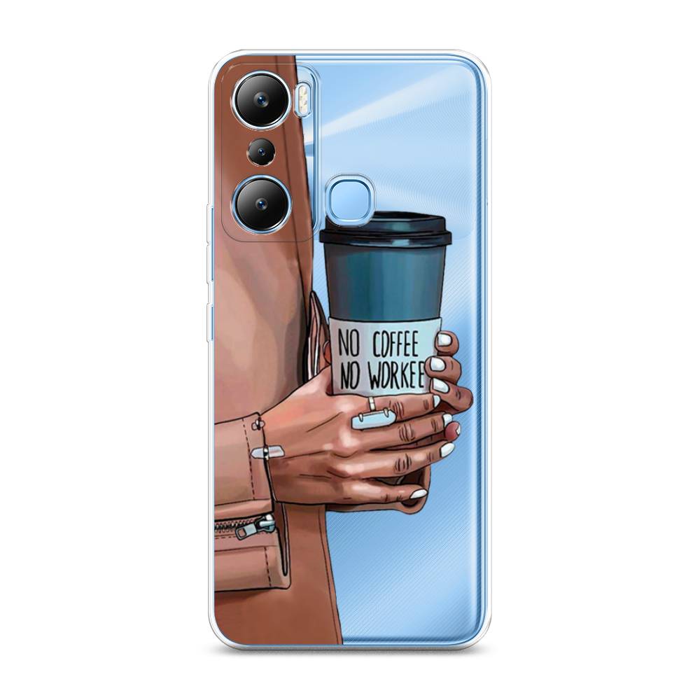 

Чехол Awog на Infinix HOT 20i "No coffee", Синий;бежевый;коричневый, 3102950-7
