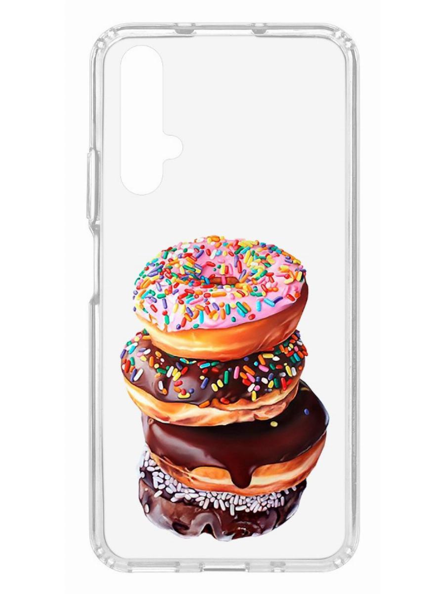 

Чехол на Huawei Honor 20 Kruche Print Donuts