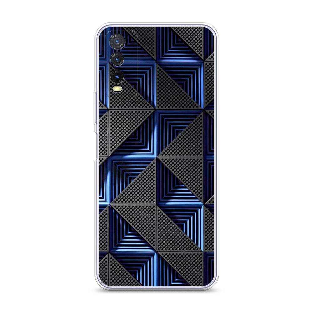

Чехол на Vivo Y20 "IBM", Серый;синий, 263650-3