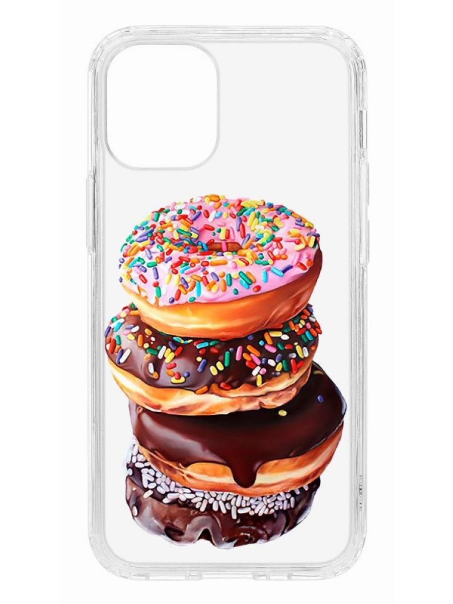 фото Чехол на apple iphone 12 mini kruche print donuts кruче