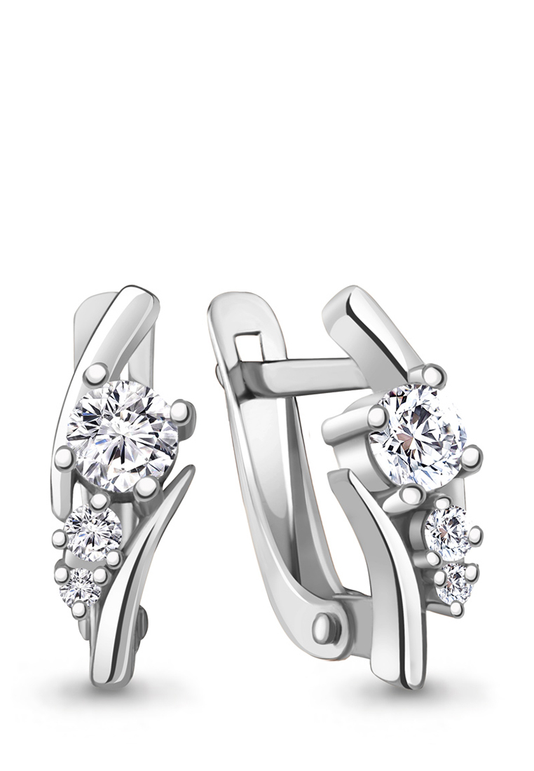 

Серьги из серебра с фианитом Kari Jewelry 49415А.5, 49415А.5