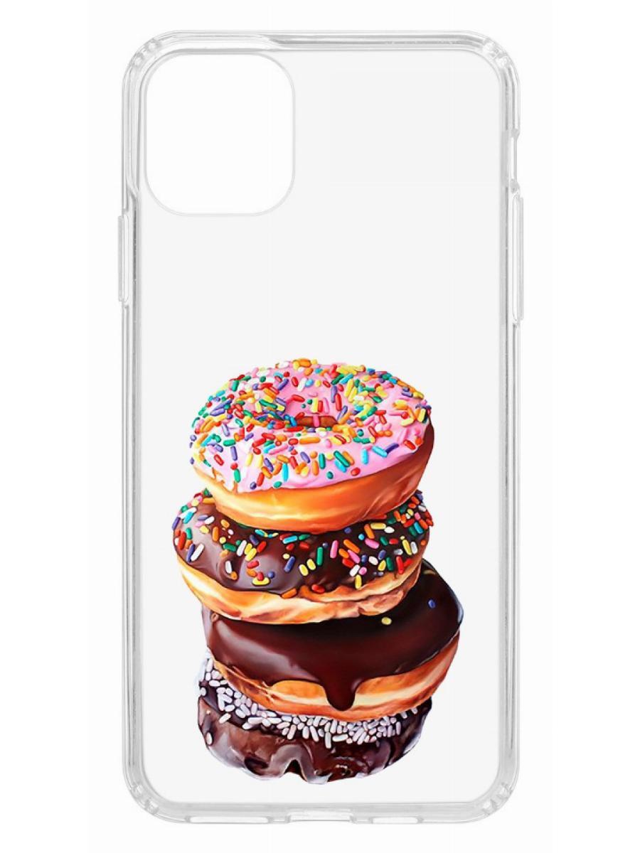 фото Чехол на iphone 11 pro max kruche print donuts кruче