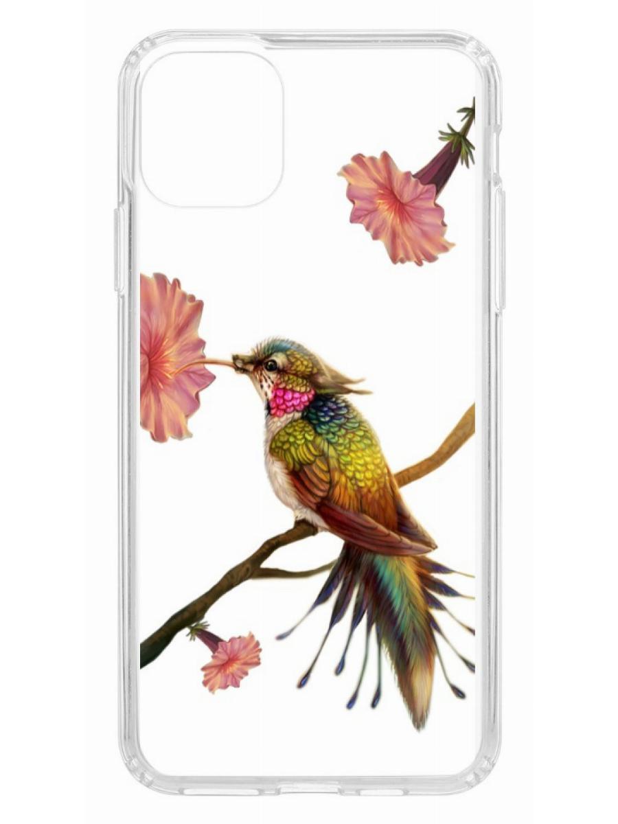 фото Чехол на iphone 11 pro max kruche print колибри кruче