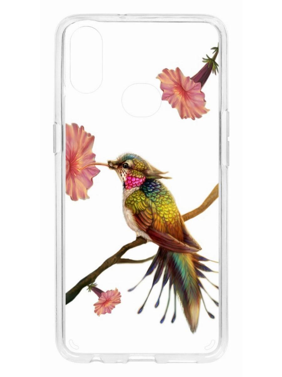 фото Чехол на samsung galaxy a10s kruche print колибри кruче