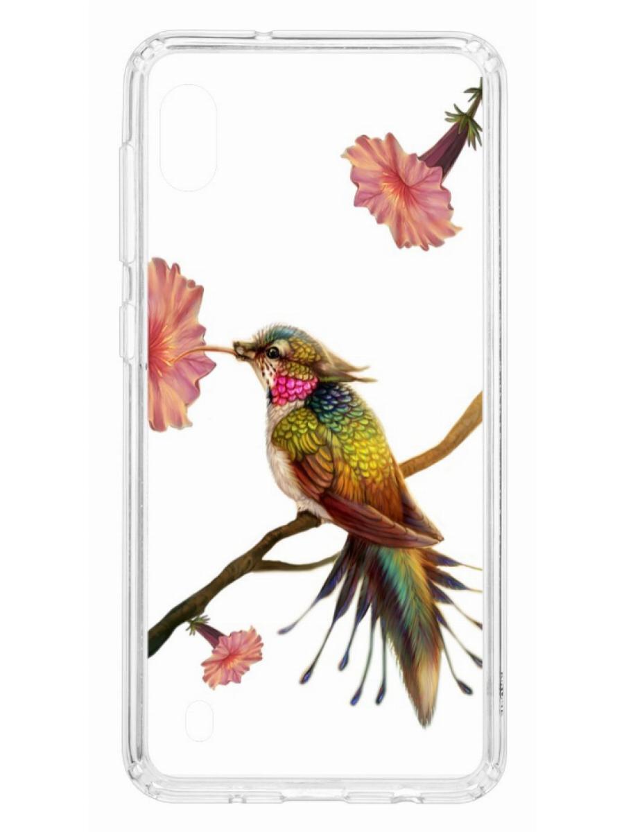 фото Чехол на samsung galaxy a10 2019 kruche print колибри кruче