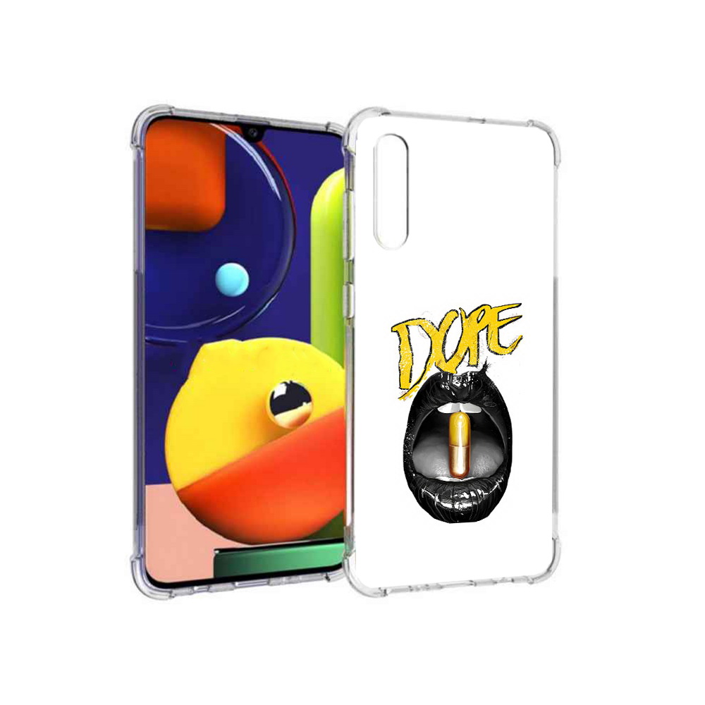 

Чехол MyPads Tocco для Samsung Galaxy A70 губы (PT128584.546.303), Прозрачный, Tocco