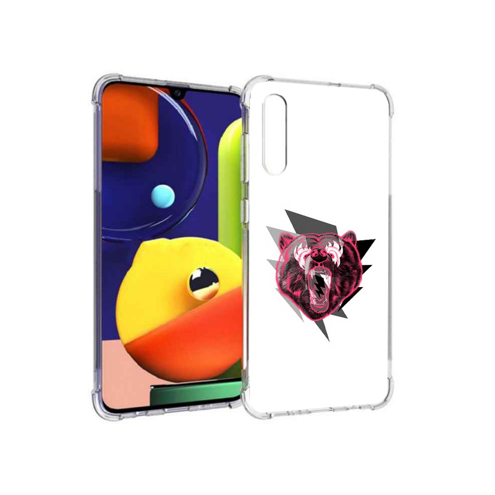 

Чехол MyPads Tocco для Samsung Galaxy A70 грозовой медведь (PT128584.546.301), Прозрачный, Tocco