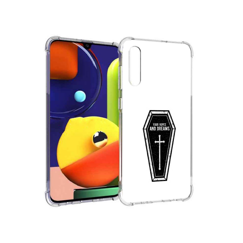 

Чехол MyPads Tocco для Samsung Galaxy A70 гроб с мечтами (PT128584.546.299), Прозрачный, Tocco