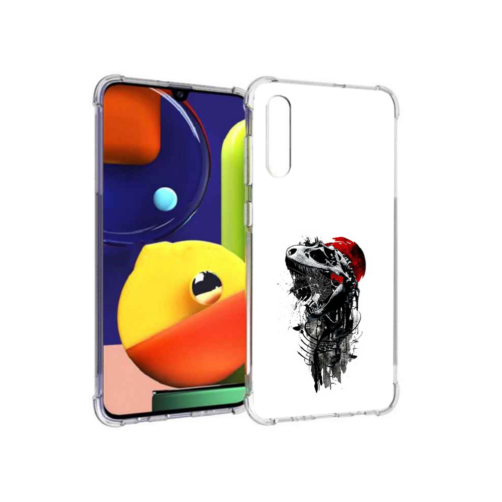 

Чехол MyPads Tocco для Samsung Galaxy A70 вымерший динозавр (PT128584.546.284), Прозрачный, Tocco