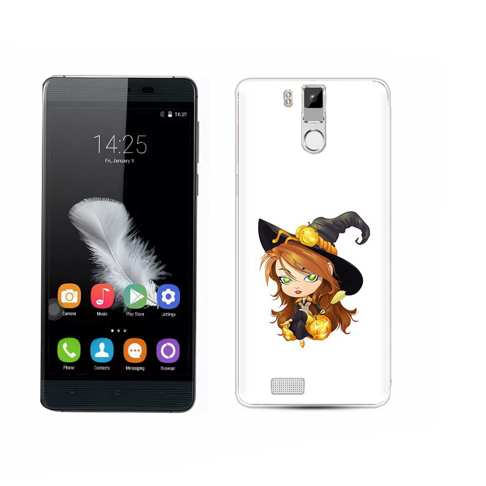 

Чехол MyPads Tocco для Oukitel K6000 Pro Ведьмочка, Прозрачный, Tocco