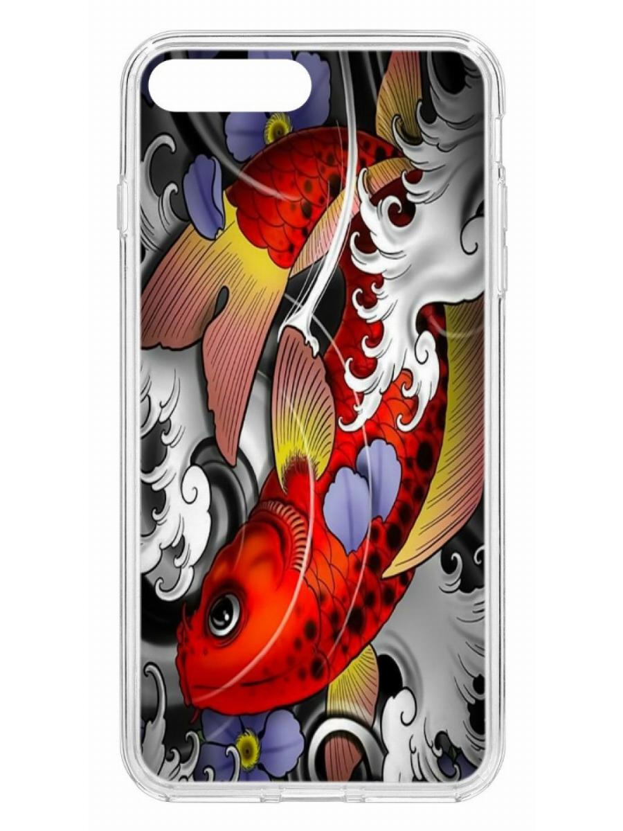 

Чехол для iPhone 7 Plus /8 Plus КRUЧЕ Print Колибри прозрачный с рисунком