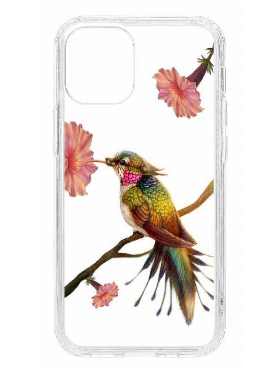 фото Чехол на iphone 12 mini kruche print колибри кruче