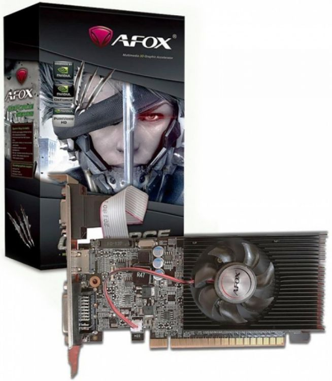 фото Видеокарта afox nvidia geforce gt 710 1 гб (af710-1024d3l5-v3)